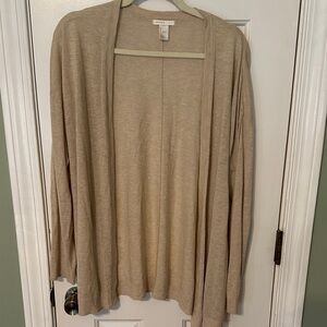 H&M Light Tan Open Cardigan